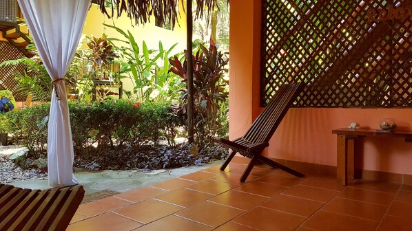 Appartement, aan de binnenplaats | Terras