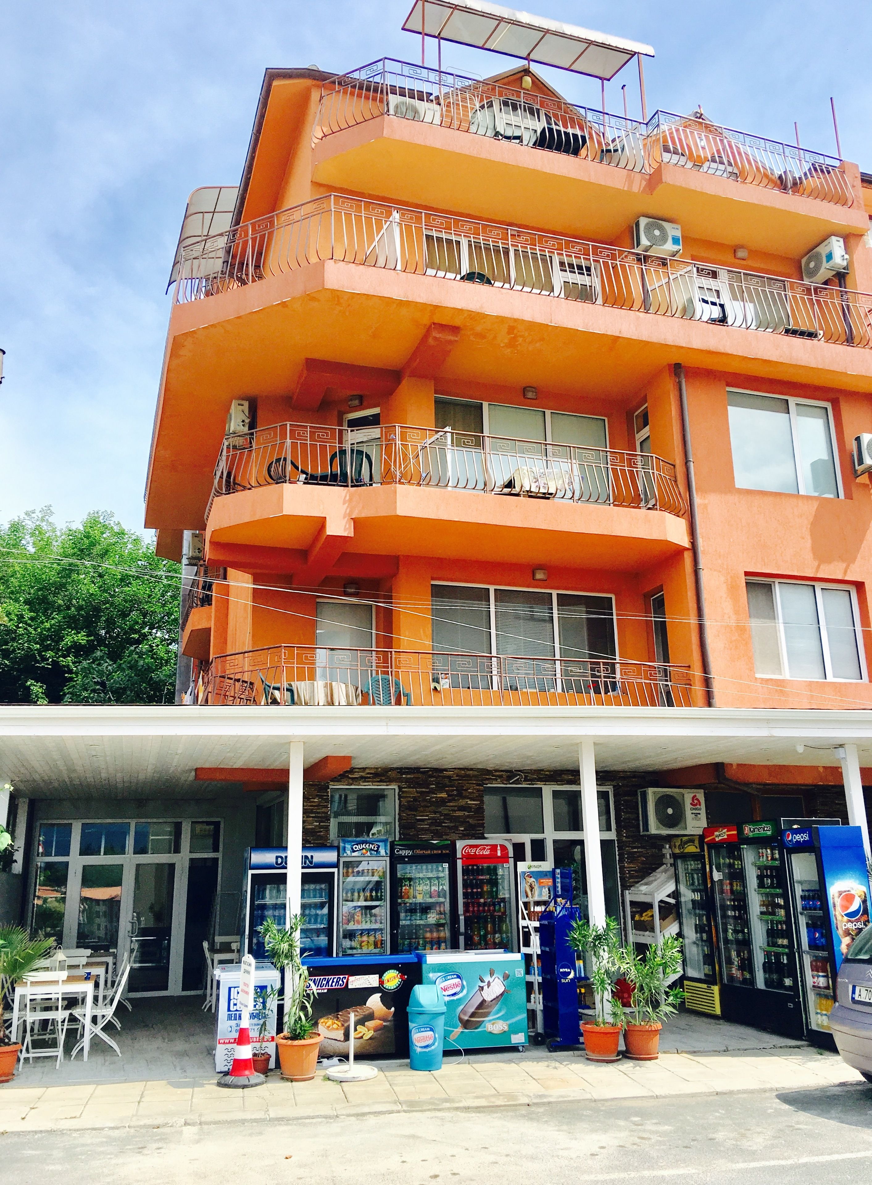 Façade de l’hébergement