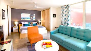 1 chambre, bureau, chambres insonorisées, fer et planche à repasser