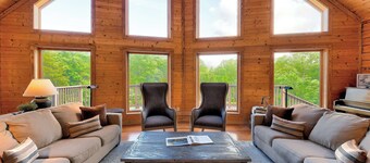 5 BR Luxury Cabin | Pool, Hot Tub & Game Room