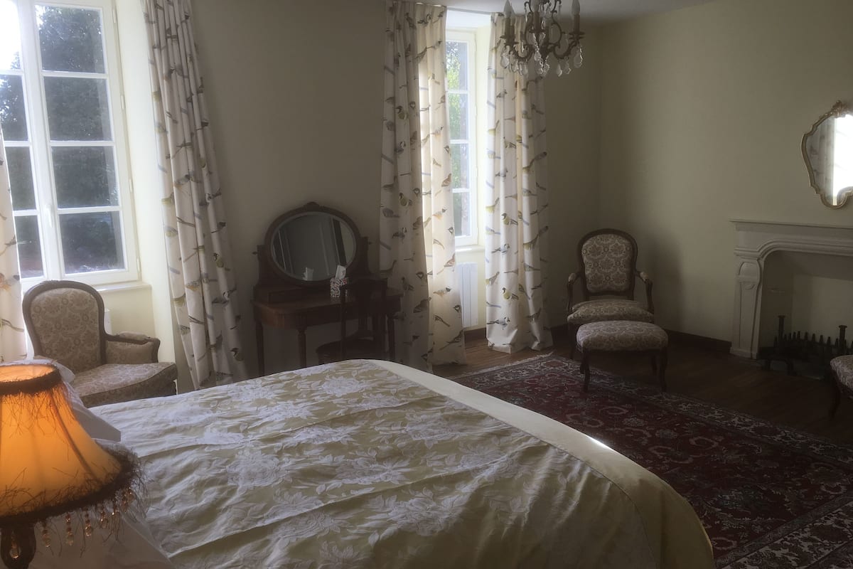 Deluxe Double Room (Brocéliande) | 1 bilik tidur, cadar kapas Mesir, peralatan tempat tidur premium