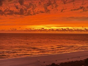 On the beach, sun-loungers - A Reef Intermission! Luxurious beachfront condo for a relaxing family vacation. (Panama City Beach)