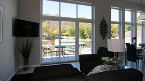 Townhome - 1 kingsize-säng - uteplats - vid sjön | Utsikt från rummet