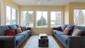 Televisión de pantalla plana, chimenea