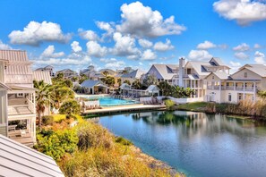 Una piscina riscaldata