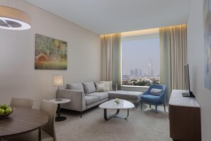 Suite, 1 King Bed with Sofa bed | 1 bedroom, minibar, in-room safe, desk - Hyatt Place Riyadh Al Sulaimania (Riyadh)