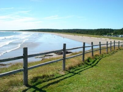 New Log Home with Gorgeous Ocean View in Historic Acadian Village