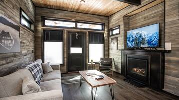 Cabane Premium, 1 chambre, cuisine, vue montagne | Draps fournis