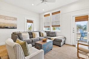 Smart TV, DVD player, books, video library - Cinnamon Shore Condo That's 'Almost Heaven' w/ Shabby Chic Style+Amenities! (Port Aransas)