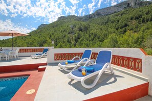 Pool - Cozy Villa with sea views Marquesa ZA  (Denia)