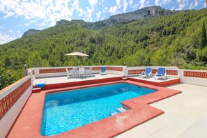 Pool - Cozy Villa with sea views Marquesa ZA  (Denia)