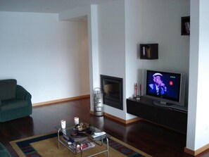 TV, fireplace, DVD player, table tennis