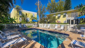 Una piscina riscaldata