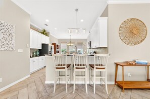 Fridge, microwave, oven, stovetop - Modern & Spacious Beach Home Near Beach, Lake, &Pools + More Amenities (Port Aransas)