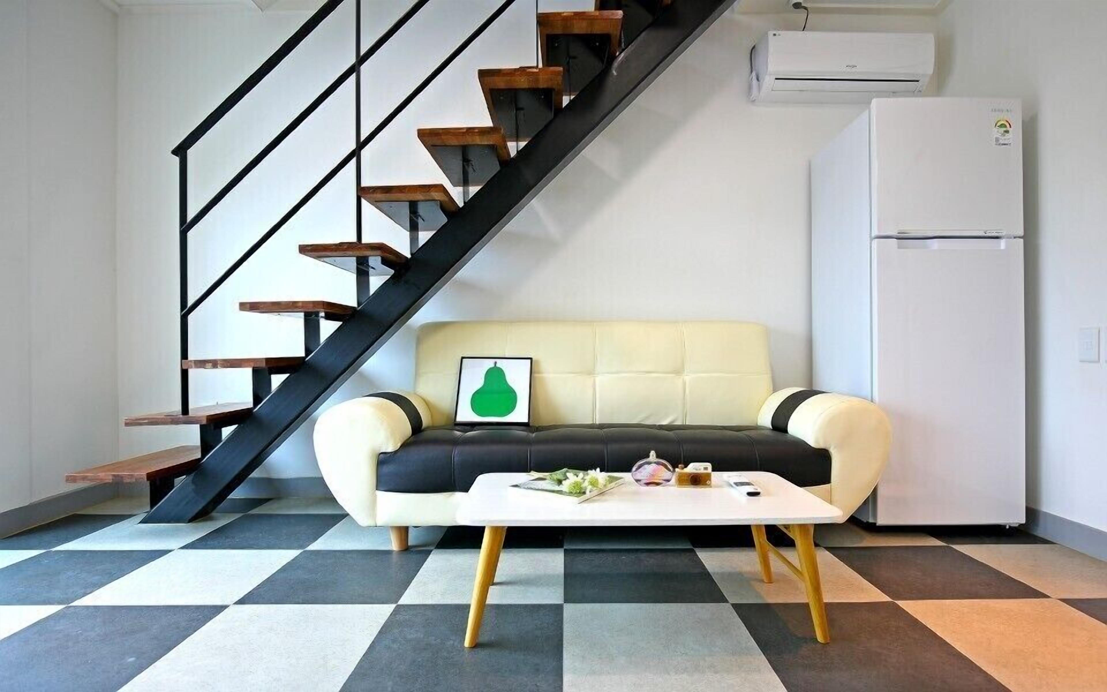 Chambre (Blue 201) | Coin séjour