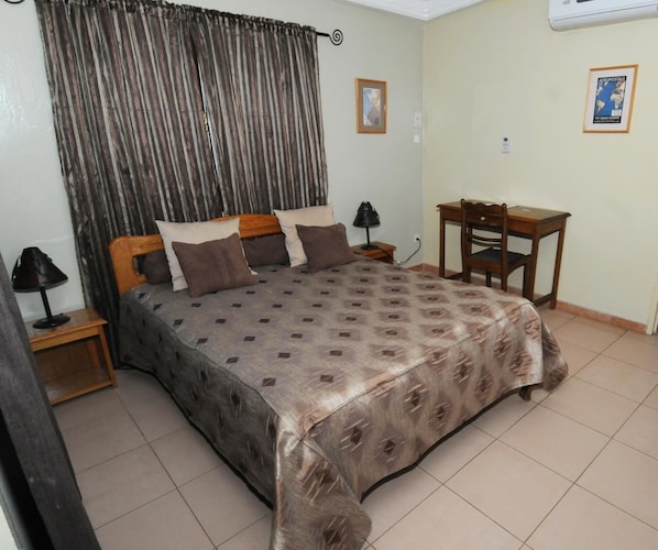 Desk, blackout drapes, free cribs/infant beds, free WiFi