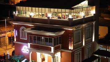 Front of property – evening/night