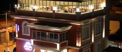 Front of property – evening/night