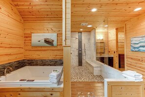 Shower, towels