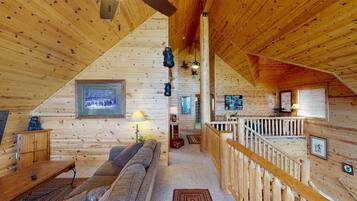 Télévision, cheminée