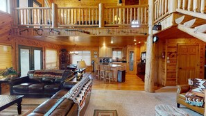 Télévision, cheminée