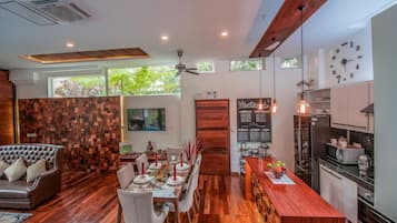 Luxury Villa, 2 Bedrooms, Private Pool, Poolside (3 Floors) | Private kitchen | Fridge, coffee/tea maker, electric kettle, toaster