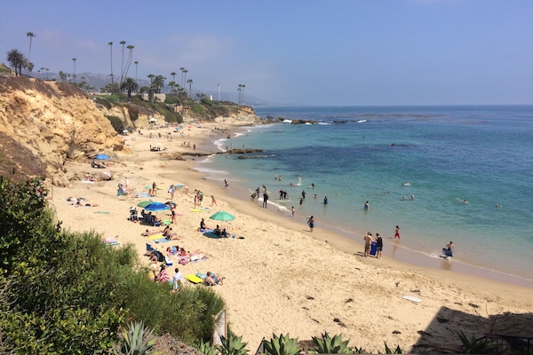 beautiful beaches of Laguna across the street