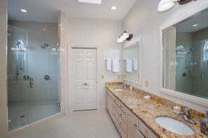 Shower, towels