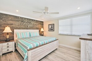 4 bedrooms, iron/ironing board, travel cot, free WiFi