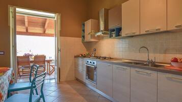 Fridge, stovetop, dishwasher