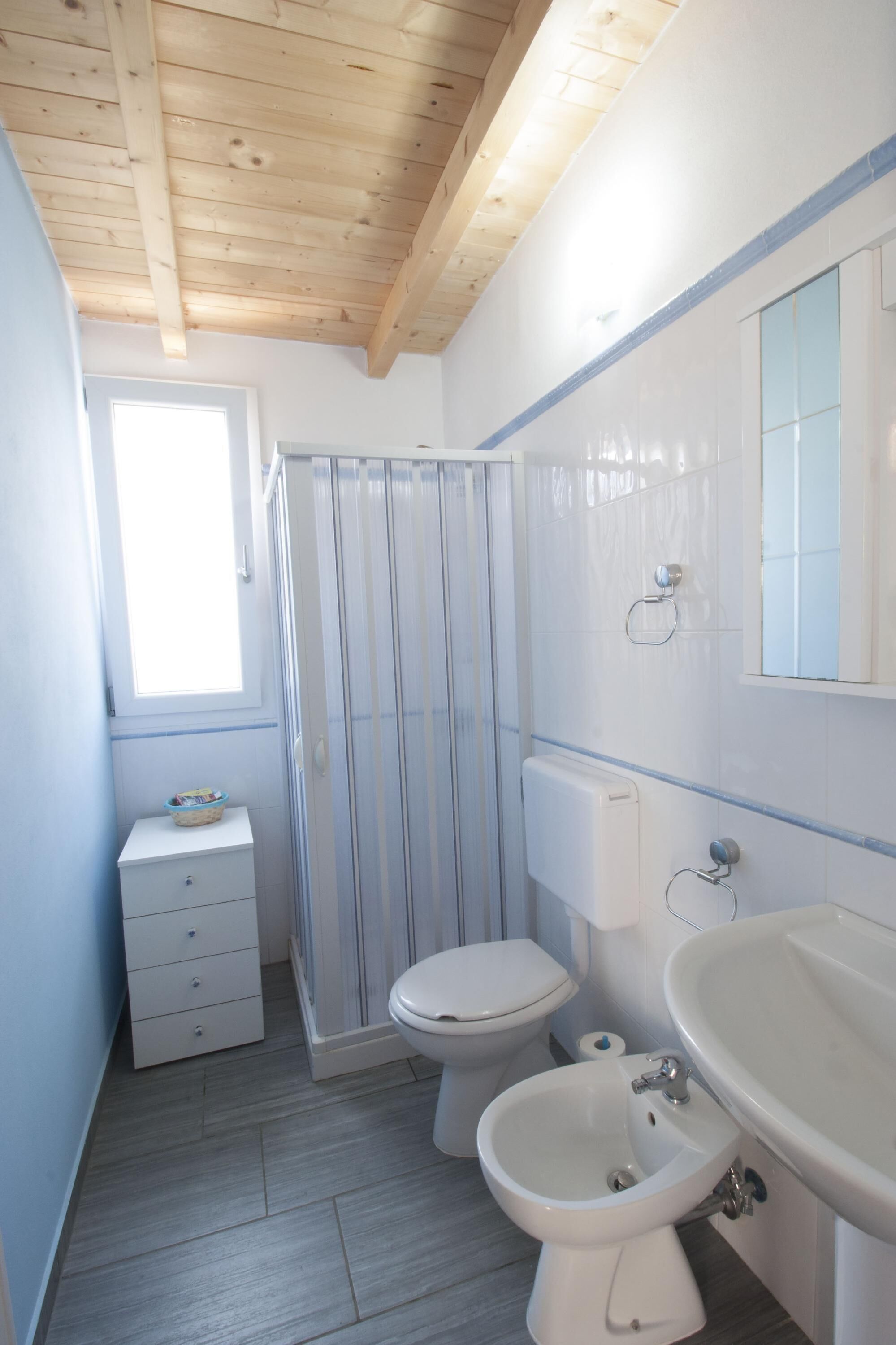 Bruser, hårtørrer, bidet, håndklæder