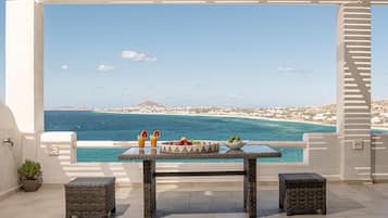Villa Portara 2, Sea View | Balcony view
