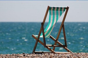 On the beach