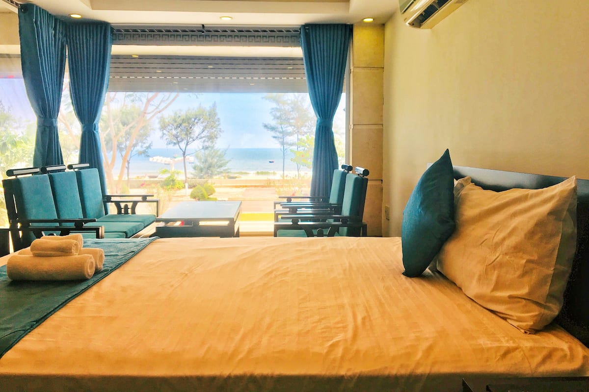 Habitación cuádruple Deluxe, frente al mar | Wifi gratis