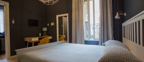 Double Room, Shared Bathroom | Desk, blackout curtains, iron/ironing board, free WiFi