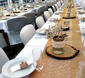 Área para banquetes al aire libre