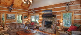 Creek-front Cabin on Wooded Acres