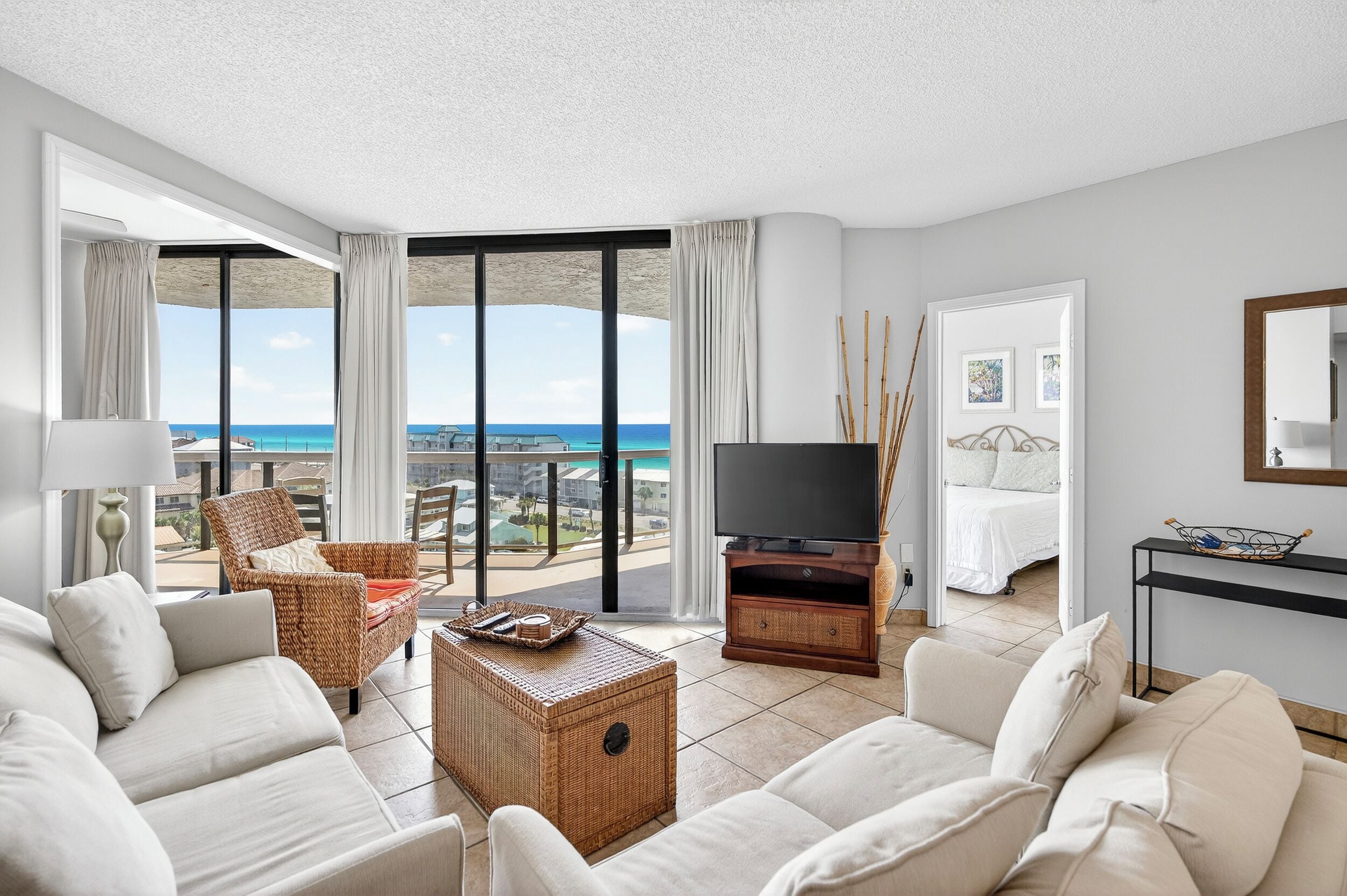 TV, DVD player, books