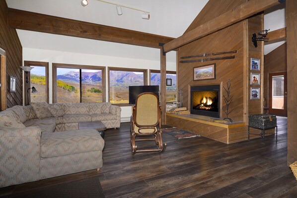 تلفزيون، مدفأة