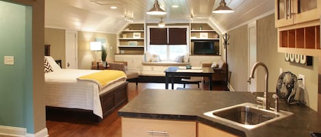 1 bedroom, iron/ironing board, bed sheets