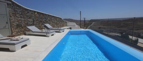 Villa Luxe, 2 chambres, piscine privée, vue piscine