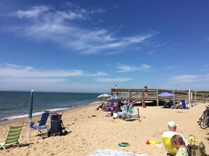 Sun-loungers, beach towels