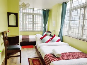 Premium bedding, rollaway beds, free WiFi