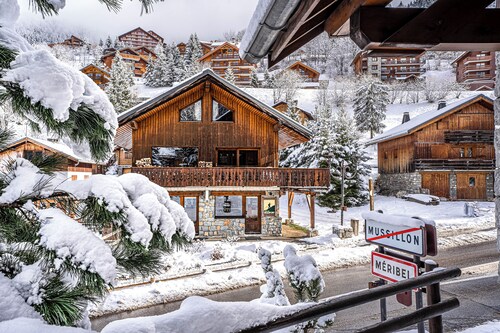 Chalet luxueux Méribel Centre, 10 pers