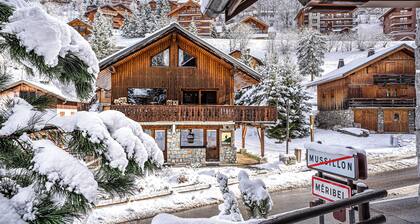 Chalet luxueux Méribel Centre, 10 pers