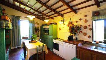 Kühlschrank, Mikrowelle, Ofen, Geschirrspüler