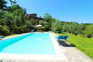 Pool - Wonderful private villa for 4 people with WIFI, private pool, A/C and TV, close to Arezzo (Sant'angiolo)