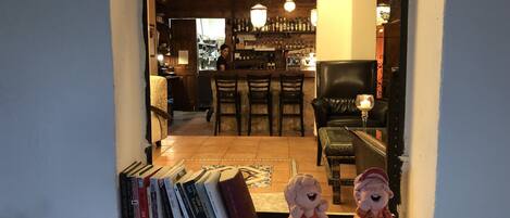 Sala de estar en el lobby