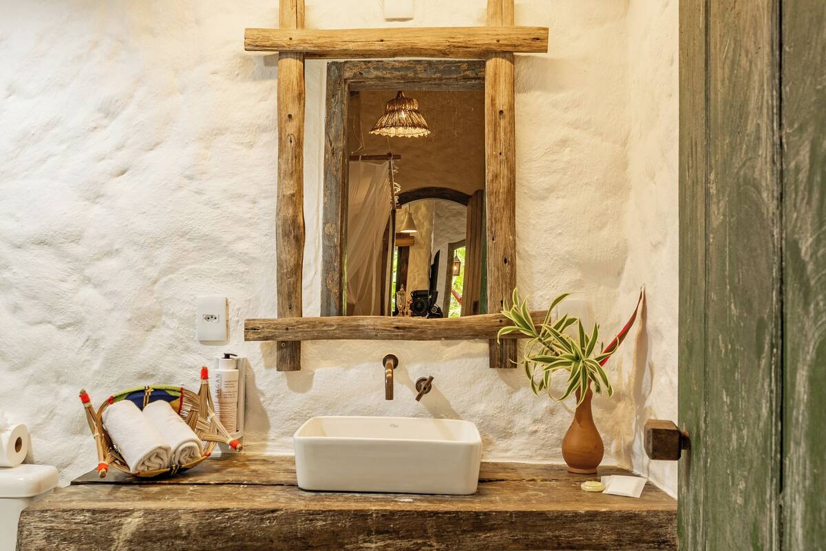 villa de 2 quartos com piscina privativa | bathroom | shower, free toiletries, hair dryer, bathrobes