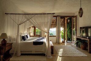 Suíte luxo, piscina particular, de frente para o mar (Master) | Roupas de cama premium, frigobar, cofres nos quartos